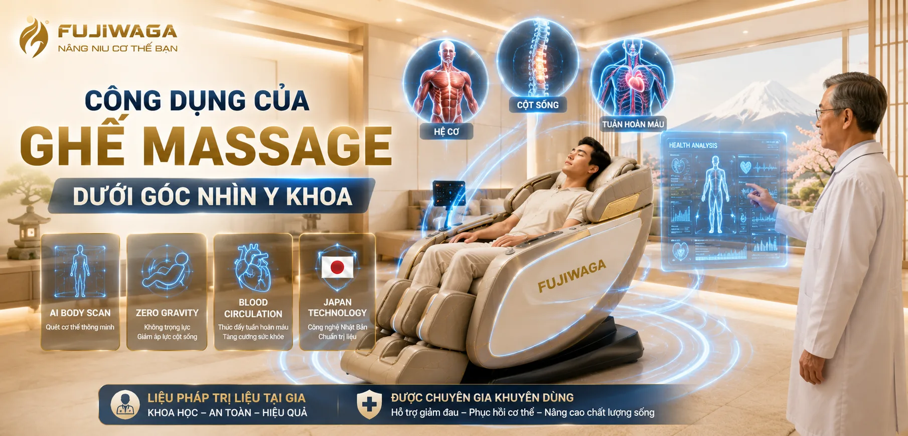 công dụng của ghế massage