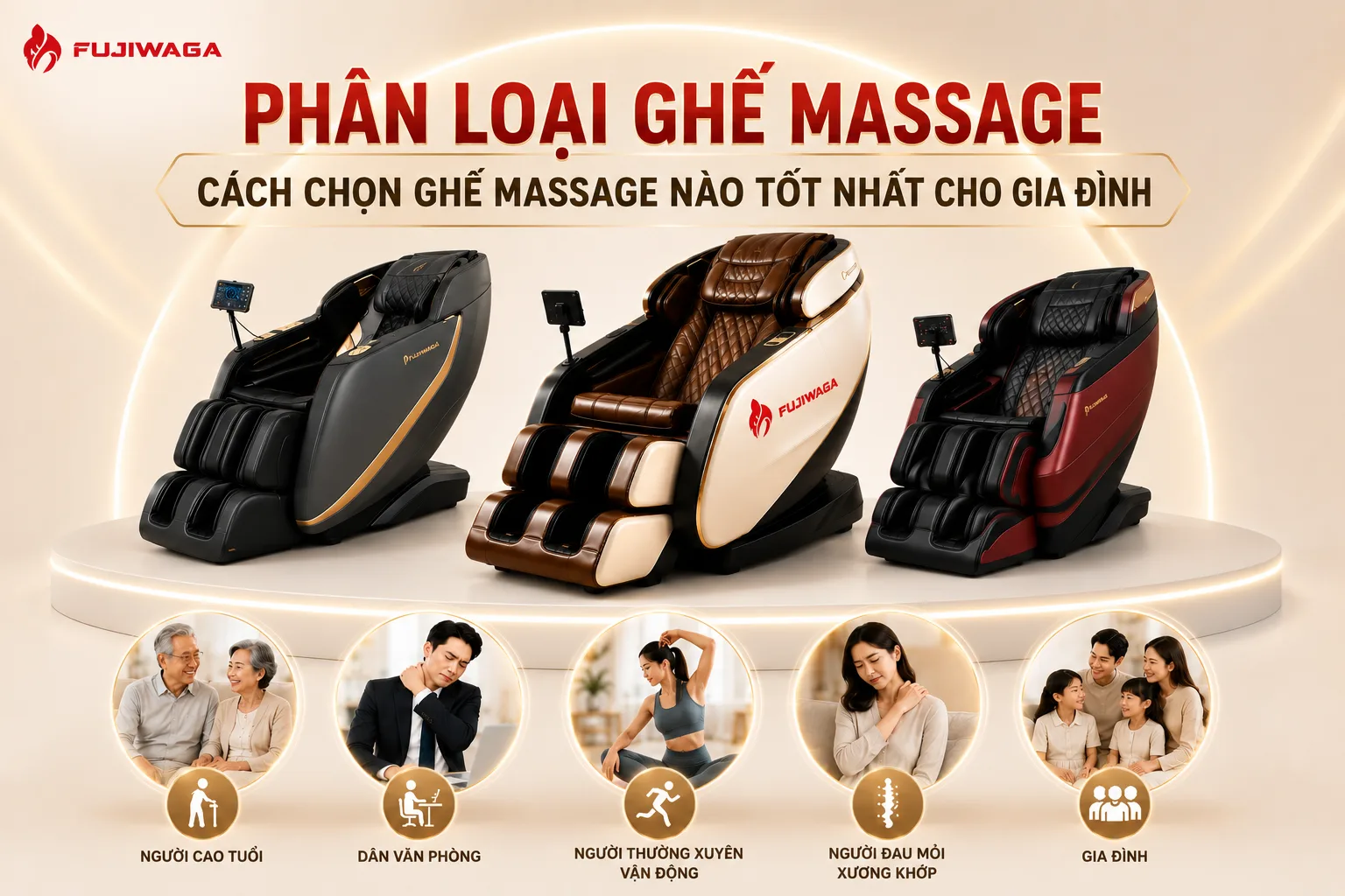 Phân Loại Ghế Massage