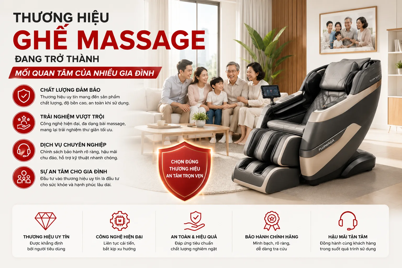 Thương Hiệu Ghế Massage