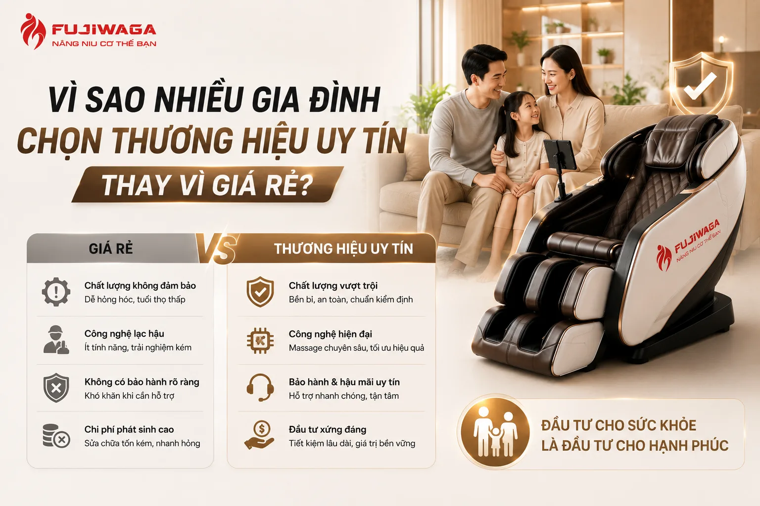Ghế Massage Hãng Nào Tốt