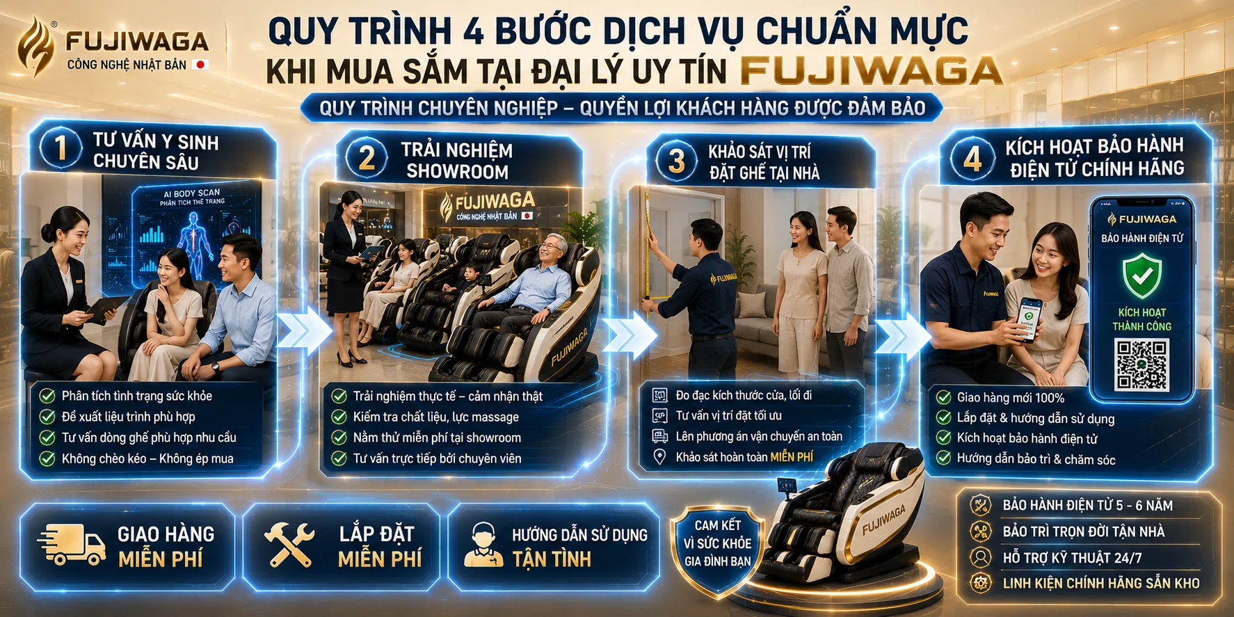 ghế massage toàn thân uy tín