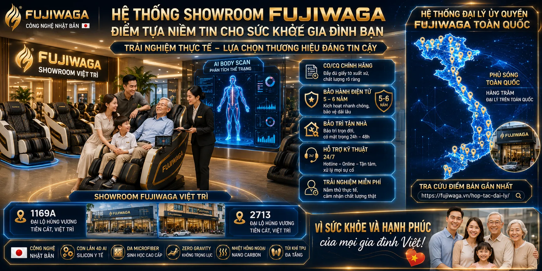 ghế massage toàn thân uy tín