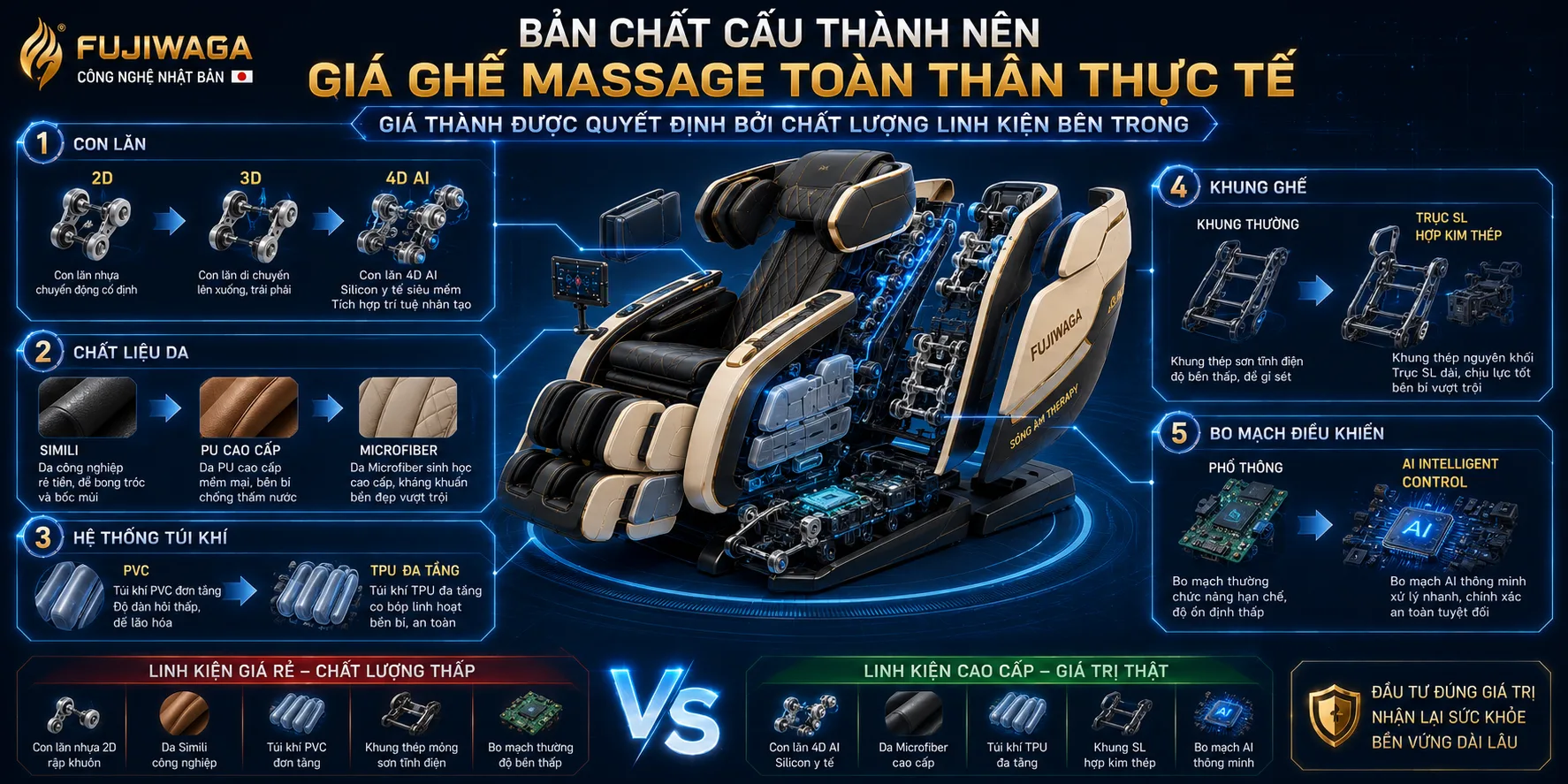 giá ghế massage toàn thân
