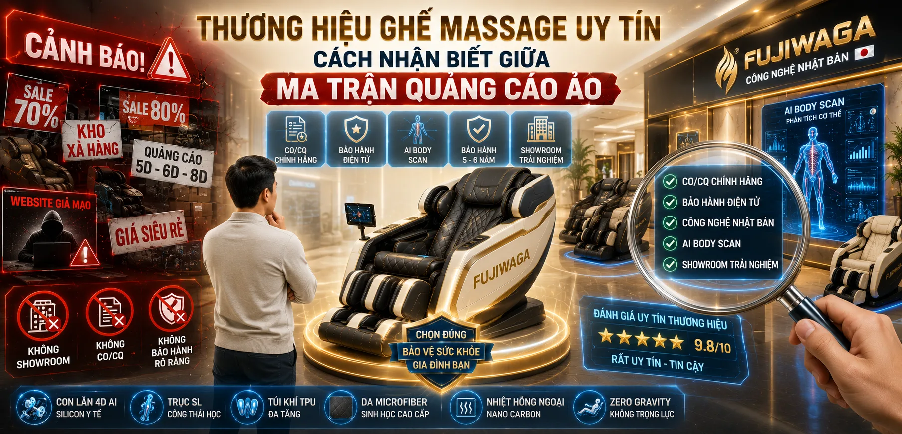 ghế massage toàn thân uy tín