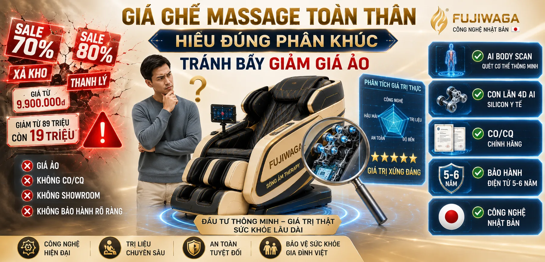 giá ghế massage toàn thân