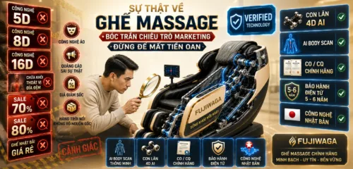 sự thật về ghế massage