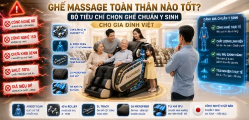 ghế massage toàn thân nào tốt